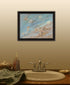 Seashore Star Black Framed Print Wall Art
