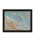Seashore Star Black Framed Print Wall Art