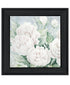 Peaceful Peonies In Full Bloom Black Framed Print Wall Art
