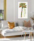Summer Breeze Funky Palm Tree White Framed Wall Art