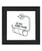 Empty Toilet Paper Roll Black Framed Print Wall Art