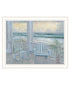 Coastal Porch White Framed Print Wall Art