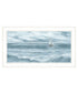 Three Sailboats White Framed Print Wall Art