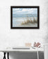 Sea Oats White Framed Print Wall Art