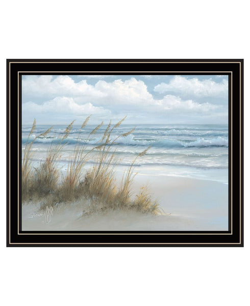 Sea Oats White Framed Print Wall Art