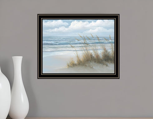 Sea Oats White Framed Print Wall Art