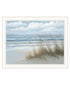 Sea Oats White Framed Print Wall Art