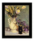 Tulips and Lavender Black Framed Print Wall Art