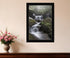 Ricketts Waterfall White Framed Print Wall Art