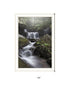 Ricketts Waterfall White Framed Print Wall Art