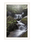 Ricketts Waterfall White Framed Print Wall Art