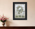 Spring Farm View Black Framed Print Wall Art