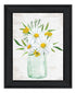 Floral Bouquet Black Framed Print Wall Art