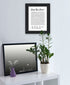 Forgot Your Phone? Framed Print Laundry Wall Art