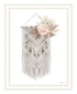 BOHEMIAN MACRAME White Framed Print Wall Art