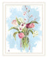 Flourish White Framed Print Wall Art