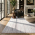 8' X 11' Beige Abstract Area Rug