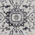 5' X 8' Gray and Gold Oriental Area Rug