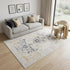 5' X 8' Gray and Gold Oriental Area Rug