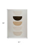 5' X 8' Cream Abstract Area Rug