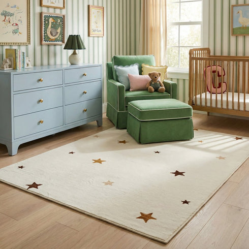 8' X 11' Cream Abstract Area Rug