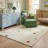 8' X 11' Cream Abstract Area Rug