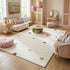 8' X 11' Cream Abstract Area Rug