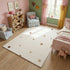 8' X 11' Cream Abstract Area Rug