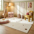 8' X 11' Cream Abstract Area Rug
