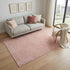 5' X 8' Pink Abstract Area Rug