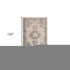 8' X 10' Gray And Beige Medallion Area Rug