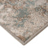 8' X 10' Ivory Brown And Green Abstract Area Rug