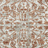 9' X 12' Ivory Gray And Rust Floral Area Rug