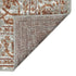9' X 12' Ivory Gray And Rust Floral Area Rug