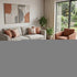 9' X 12' Ivory Gray And Rust Floral Area Rug