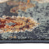 8' X 10' Teal Rust and Orange Oriental Power Loom Area Rug
