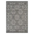 9' X 12' Charcoal And Gray Medallion Area Rug