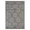 9' X 12' Charcoal And Gray Medallion Area Rug