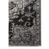 9' X 12' Black And Gray Medallion Area Rug