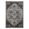 9' X 12' Black And Gray Medallion Area Rug