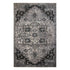 9' X 12' Black And Gray Medallion Area Rug