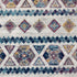 9' X 12' Ivory Blue And Orange Geometric Area Rug
