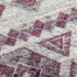 9' X 12' Ivory Blue And Orange Geometric Area Rug