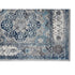 9' X 12' Ivory Blue And Gray Medallion Area Rug