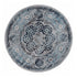 9' X 12' Ivory Blue And Gray Medallion Area Rug