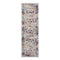 9' X 12' Ivory And Orange Floral Area Rug