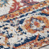 9' X 12' Ivory And Orange Floral Area Rug