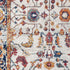 9' X 12' Ivory And Orange Floral Area Rug