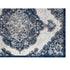 9' X 12' Ivory Gray And Blue Medallion Area Rug