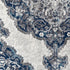9' X 12' Ivory Gray And Blue Medallion Area Rug